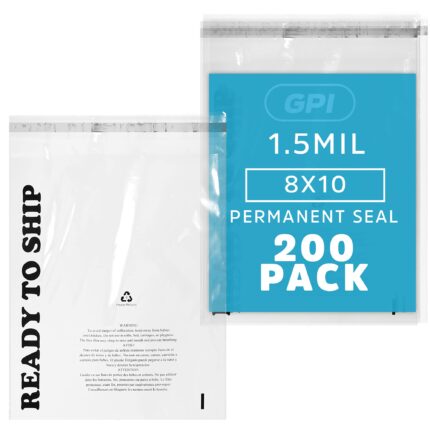 Self-Seal Bags – 8x10, 200 Pcs