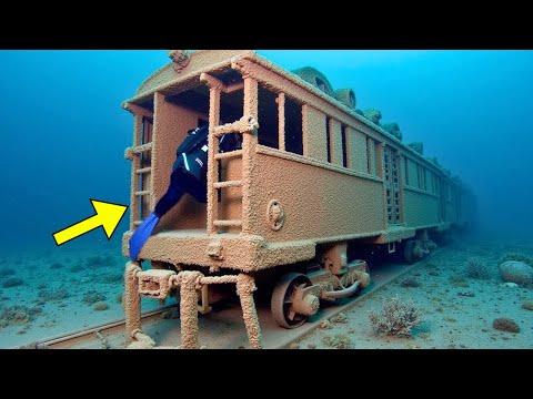 A Diver Found a Train Wagon at the Bottom of the Ocean — What Was Inside Shocked Everyone